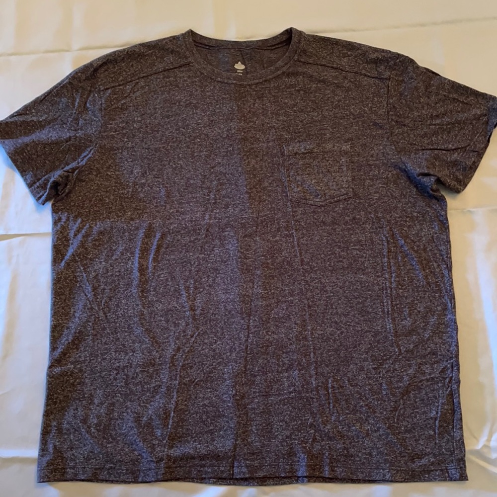 American Giant Pocket Tee - XL Heather dark gray